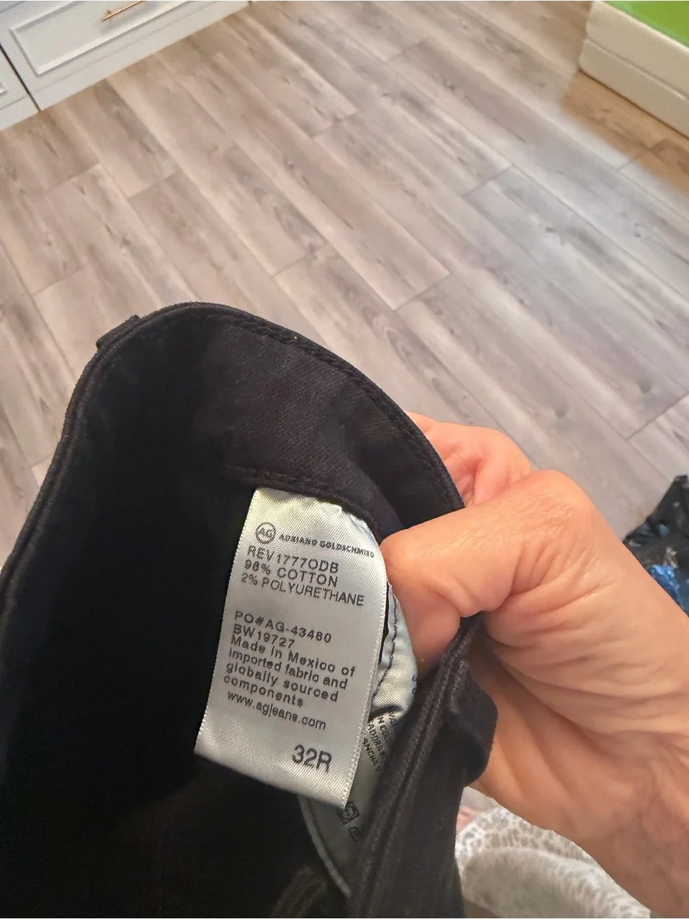 Ag Adriano Goldschmied Black Skinny Jeans